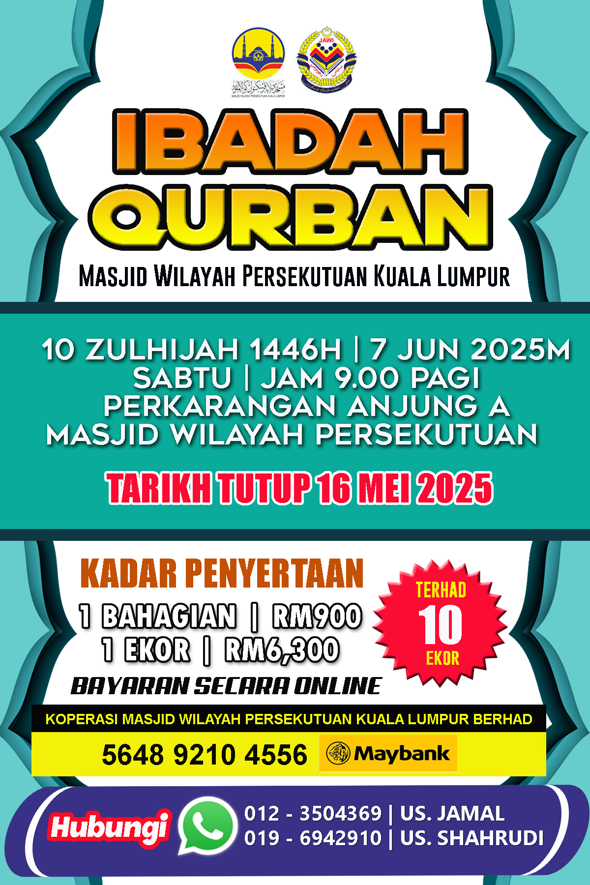 ibadah qurban 1446h